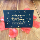 Birthday Cards 8 x 12cm.