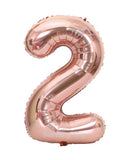 Large Numbered Balloon NO Helium